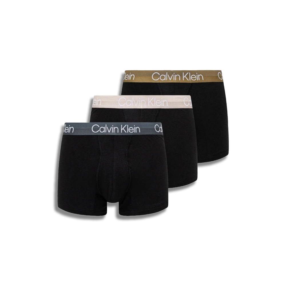 Calvin Klein 3er-Pack Boxershorts aus Stretch-Baumwolle Schwarz